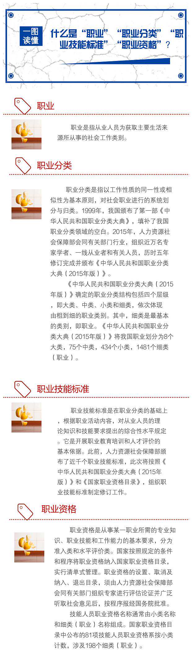 一图看懂什么是职业、职业分类、职业技能标准、职业资格！