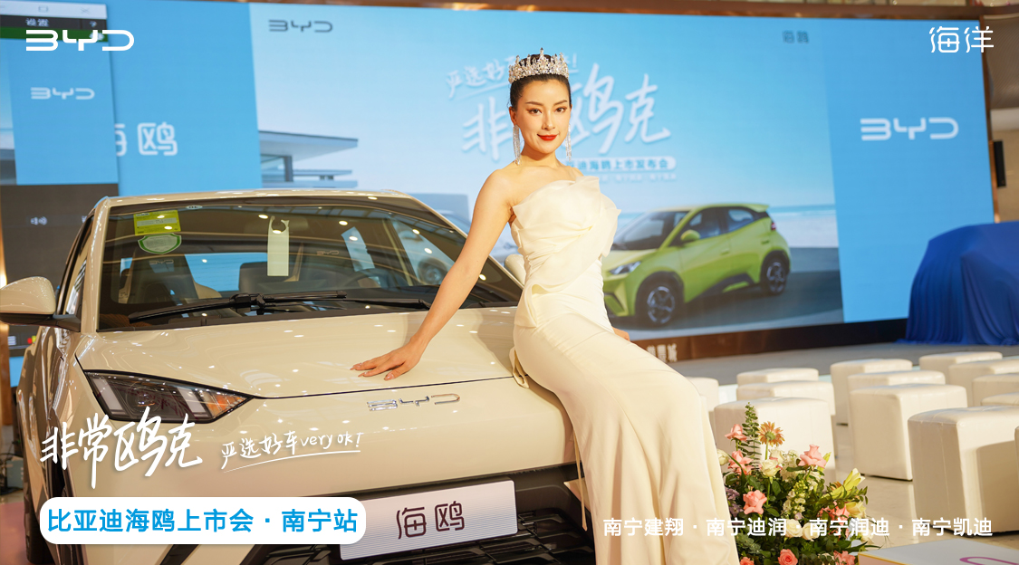 “新一代主流代步车”比亚迪海鸥上市发布会——南宁站圆满收官