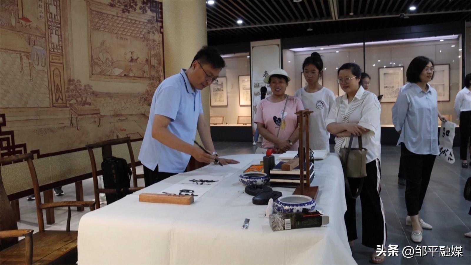 弘扬黄河文化 传承梁邹文脉“黄河诗画润梁邹——梁邹诸景图展”开幕