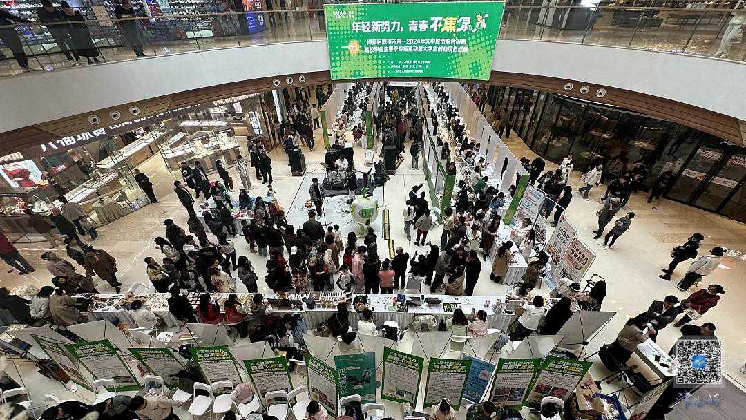 天津市津南区职引未来2024年大中城市联合招聘高校毕业生春季专场活动暨大学生创业项目巡展活动成功举办