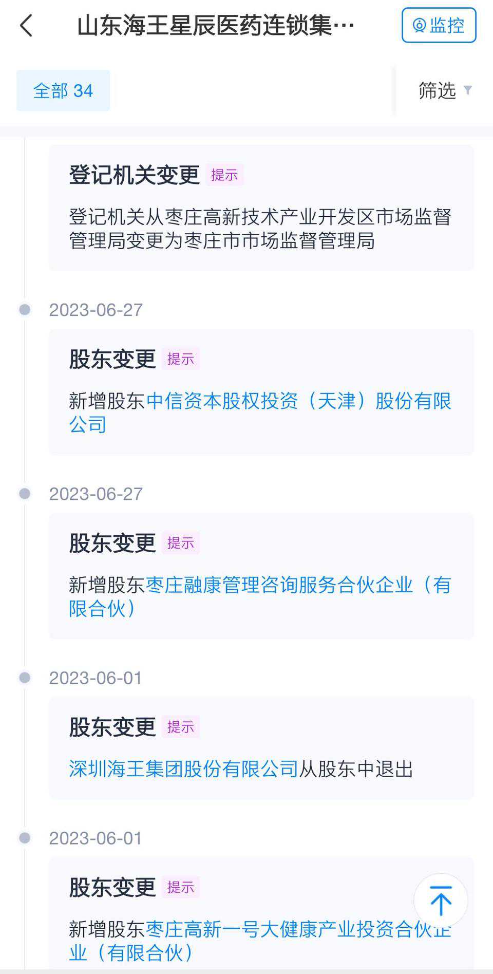 公司能见度|“迁鲁”数月频繁更名的海王星辰，冲刺A股上市